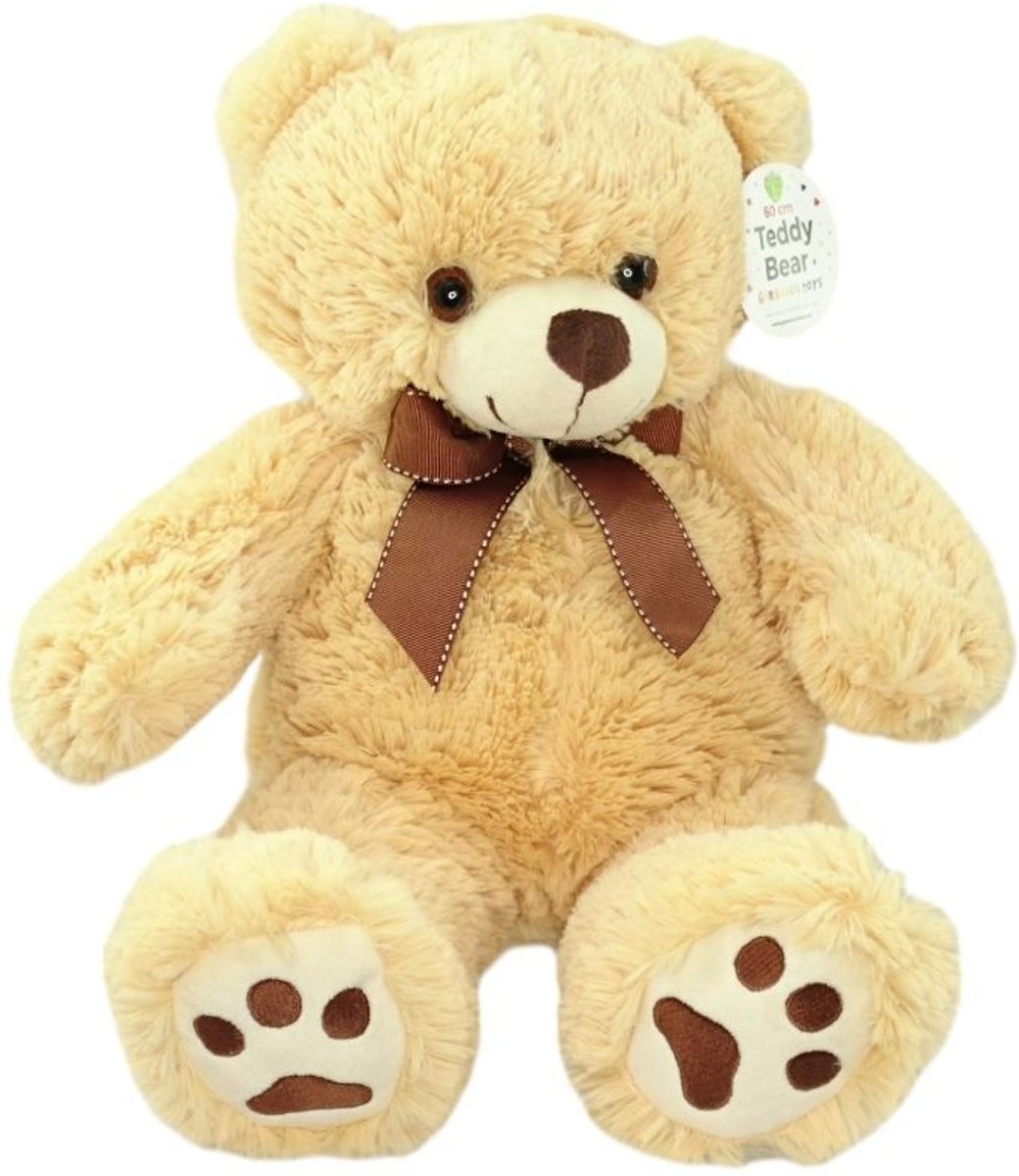 Gerardos Toys Knuffelbeer 60 Cm Beige